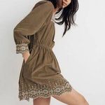 Madewell Embroidered Corduroy Dress Photo 1