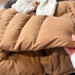 HYFVE Tan Jacket with Cream Collar Photo 6