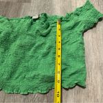 Paloma Wool Vibrant Green Textured Top Med Photo 5