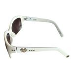 Kathy Van Zeeland White and Brown Sunglasses with Gradient Lenses Photo 1
