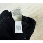 J.Jill Stretch Wide Leg Crop Pants Womens XL Black Pull on Rayon Knit Tan Stitch Photo 12