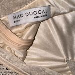 Mac Duggal NWOT  High Neck Long Sleeve A Line Mini Silver Nude Dress 5923 Photo 5