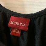 Merona Black/Coral/Purple Color-block Aline Dress Photo 1