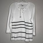 Christopher & Banks  Lace-Up‎ Sweater Photo 4