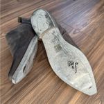 Free People NWB  Brixton Shoeboots Charcoal Leather Slip-On Ankle Booties Photo 8