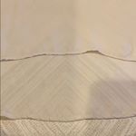 Love Stitch Ivory & Faux Leather Tank Top Blouse Black Size M Photo 2