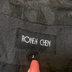 Ronen Chen black long sleeve duster jacket Size 10 Photo 7