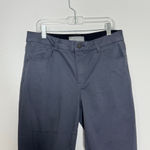 Wit & Wisdom Gray Ab'Solution High Waist Ankle Slim Straight Leg Pants Size 8 Photo 2