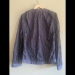 Vintage Womens Gene Ewing Bis Gray Jacket Size PL Smocked Long Sleeve Button USA Size L Photo 1