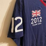 Ralph Lauren Women's  2012 Team‎ USA London Olympics #12 Blue T-Shirt Size XL Photo 2