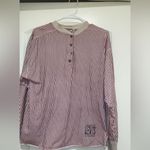 Levi's Red and White Striped Casual Shirt Photo 2