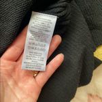 Free People 🌻🌻 Criss Cross Black Linen Blend Tunic Sweater Photo 7