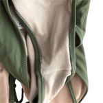 Vanilla Beach Vanilla/Beach One-Piece Swimsuit Olive Crisscross Front •Size Medium Photo 5