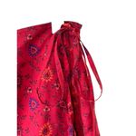 EXPRESS  Lux Art-to-Wear Bright Pink 100% Silk Wrap Midi Skirt Women's 5/6 Photo 4