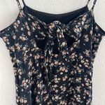 American Eagle Y2k 90s Floral Tie Back Dress Side Zip Medium Photo 5