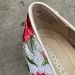 Aerosoles  Women's Floral Embroidered Flats - Red and Green Photo 4