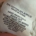 EXPRESS Vintage Chunky Cropped Crochet Cardigan Size M Cableknit Cottagegore Photo 3