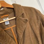 Bass Jeans Brown Corduroy Blazer Jacket Cotton Stretch Lrg Grandpa Prep Academia Size L Photo 1