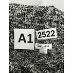 Splendid Womans Medium Pullover Black White Cowl Neck Knit Sweater Photo 2