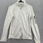 Columbia Women's Fleece Solid White Full Zip High Neck Long Sleeve Small Photo 0