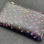 Kate Spade  Sylvia Meadow Black Floral Slim Women's Wallet Photo 6