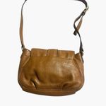 Michael Kors  Charlton Brown Leather Gold Push Lock Crossbody Shoulder Bag Purse Photo 1
