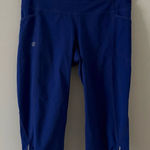 Athleta Cropped Athletic Pant in Royal Blue Size S Photo 0