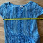 ASOS  Blue Distressed Short Sleeve Sweater Dress 8 Photo 2