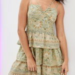 American Eagle  Halter Tiered Strap Mini Dress Photo 0