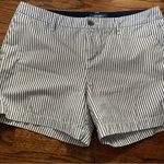 Old Navy Women's Striped Shorts - Blue and White Photo 0