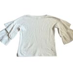 Madewell  Layered Sleeve Pullover Coziest Yarn Sweater Antique Cream Size XS‎ Photo 7