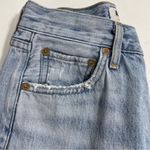 AGOLDE Riley High Rise Straight Crop in Shatter Jeans Size 24 Distressed Lt Blue Photo 9