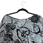 Lavender Brown Top Womens Small Multicolor Paisley Silk Blend Long Sleeve Blouse Photo 1