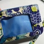 Vera Bradley  Floral Lanyard Blue and Green Photo 4