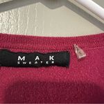 Women's Red Cardigan Sweater Quarter Length Cozy Soft Y2K Burgundy Casual Photo 1