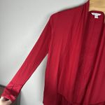 Athleta NEW  Pranayama Wrap Womens Small Cardigan Sweater Red $89 Yoga Modal Photo 3