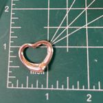 Tiffany & Co. by Elsa Peretti Open Heart Pendant Sterling Silver Photo 3