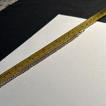 Women’s Gold Tone Rope Chain Clear Rhinestone Tennis Bracelet 7 1/8 Inch Photo 4