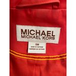 Michael Kors Women's Red Short Trench Coat Size Small SKU 1078 Photo 2