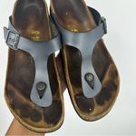 Birkenstock Gizeh Ice Pearl Onyx Thong Sandals Size 42 Photo 6