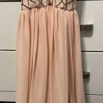 Short Chiffon Sparkly Mini Dress Photo 4