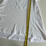 Pure Jill Sz S Oversized Scoop Neck Elliptical Tee Shirt Pullover Blouse Tunic White Photo 10