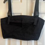 ZARA Black Buckle Crop Top Photo 0