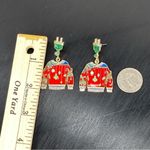 Serra  Ugly Sweater Rhinestone Dangle Earrings Holiday Christmas Photo 6