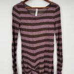 Free People  Beach Go Lightly Linen blend striped maxi beach Dress size medium Photo 5