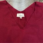 Milano Burgundy Cropped Dolman Sweater Size XL Purple Photo 1