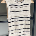 Madewell Striped Knit Sweater Vest in Cotton Photo 0