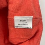 Eileen Fisher Coral Cotton Cashmere Short Sleeve V-Neck Knit Cardigan Sweater Photo 3