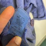 IVY Grandma Print VTG Vintage Floral Button Down Top Periwinkle Blue Long Sleeve Size XL Photo 6