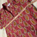 Livro Paisley Print Top Size Large Photo 9